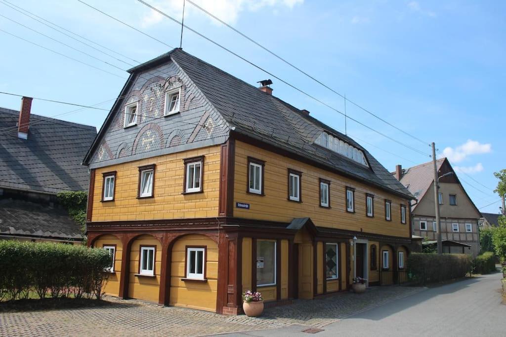 Fewo Marie Im Ferienhaus Selma In Zentraler Lage Гросшёнау Экстерьер фото
