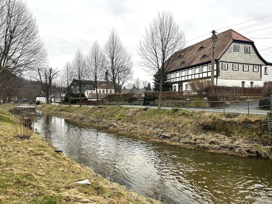 Fewo Marie Im Ferienhaus Selma In Zentraler Lage Гросшёнау Экстерьер фото