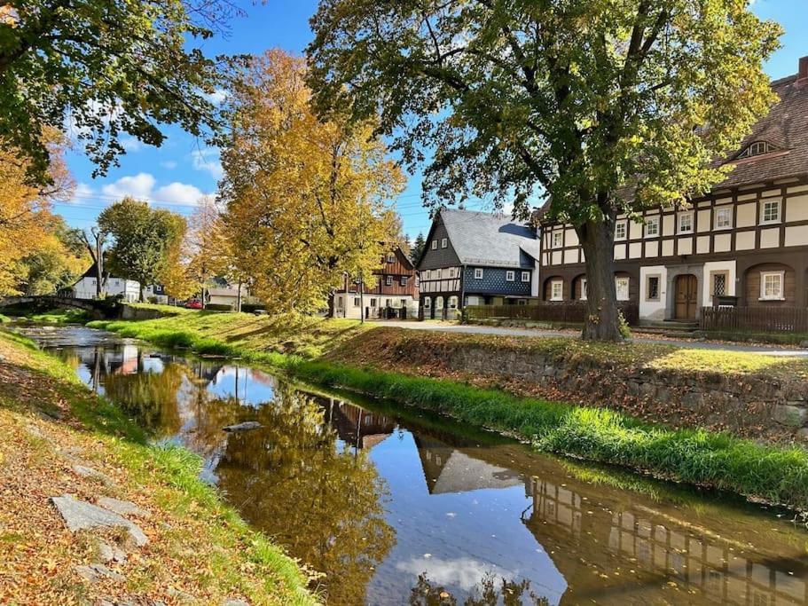 Fewo Marie Im Ferienhaus Selma In Zentraler Lage Гросшёнау Экстерьер фото